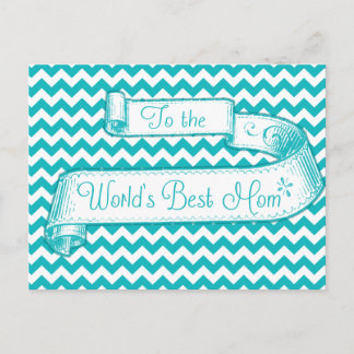 Cartão para o melhor Dia de as mães da mãe do mund