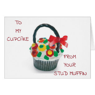 CARTÃO PARA O MEU CUPCAKE DO SEU "ESTUD MUFFIN" EU TE AMO