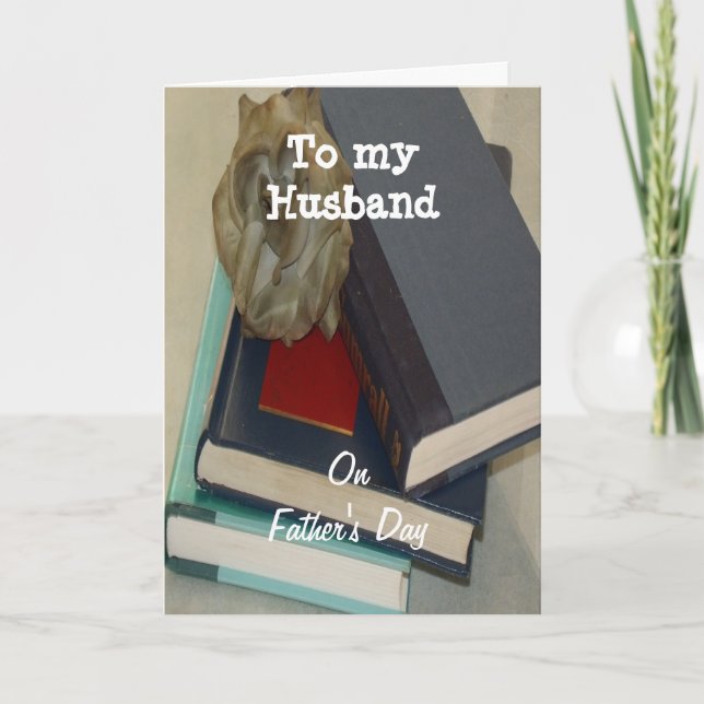 Cartão Para o meu marido a Dia de os pais (Frente)