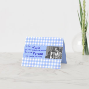 Cartão Para O Mundo Você Pode Ser Uma Pessoa