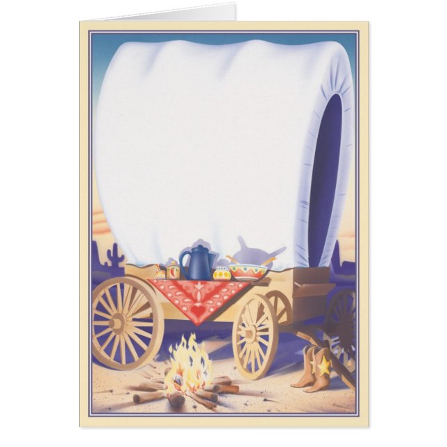 Cartão Para o oeste Ho © (Frente)