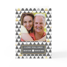 Para o Pai no Dia de os pais. Foto personalizada