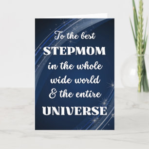 Cartão Para o tema Stellar do Dia de as mães Stepman