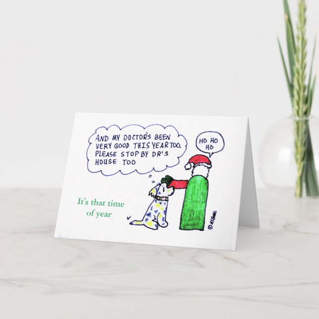 Cartão Para o veterinário TODO NO SEU Feriado do Dia dos  (Frente)