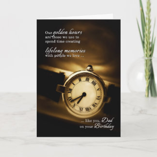 Cartão para Pai Sentimental Birthday