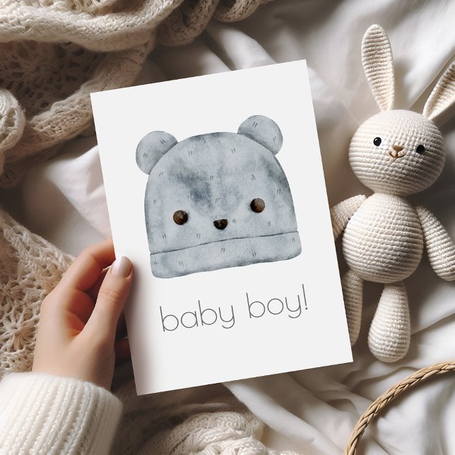 Cartão para Parabéns Boho Baby Boy (Criador carregado)
