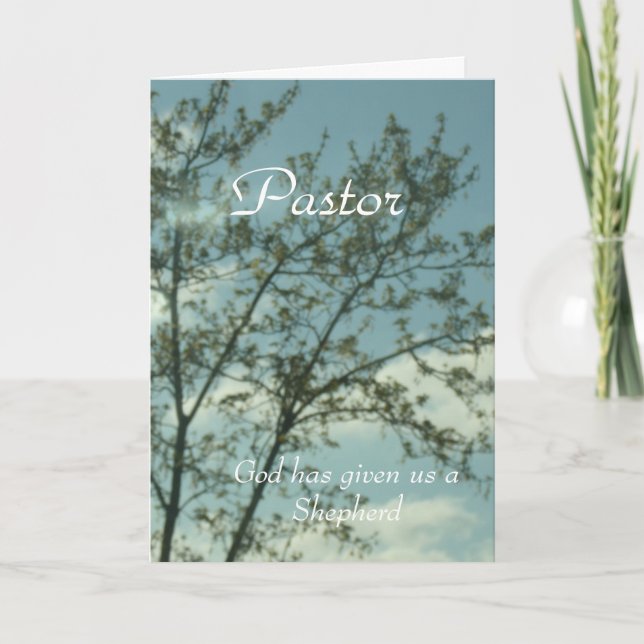 Cartão Para Pastor (Frente)