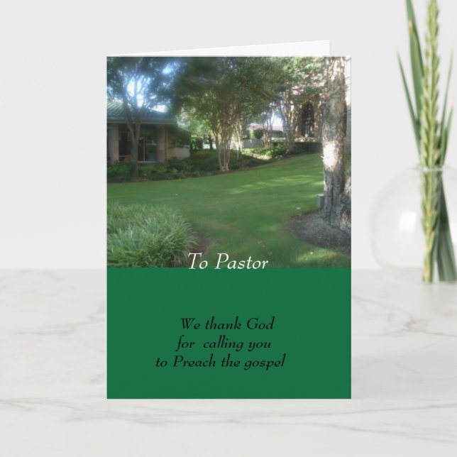 Cartão Para Pastor (Frente)