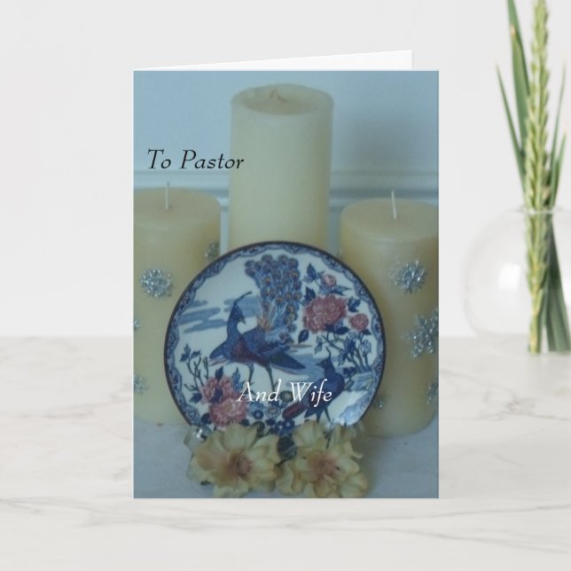 Cartão Para Pastor e Esposa (Frente)
