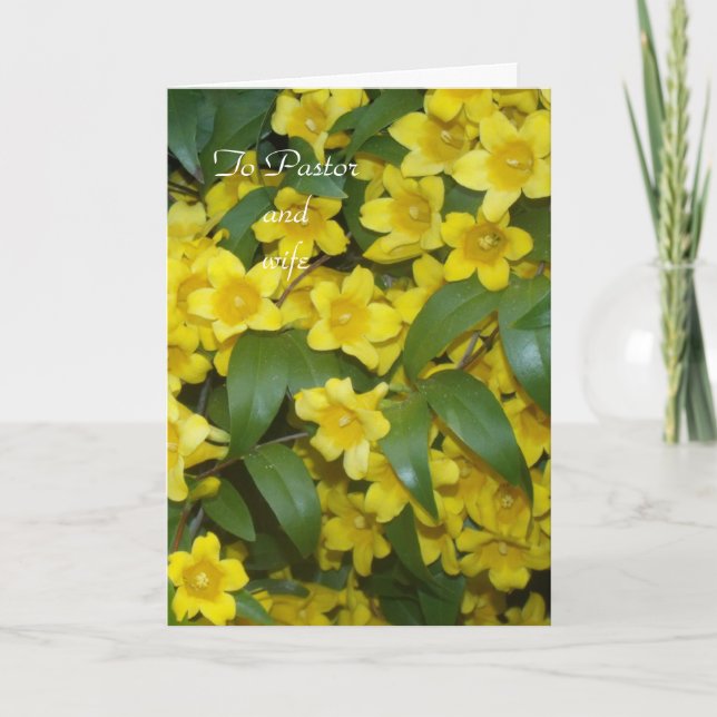 Cartão Para Pastor e Esposa (Frente)