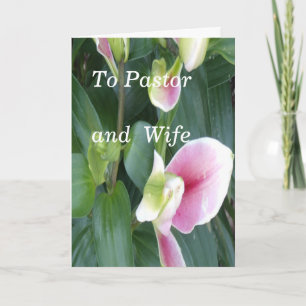Cartão Para Pastor e Esposa