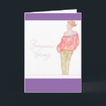 Cartão para sempre novo<br><div class="desc">Um cartão para vários tipos de ocasiões que incluem o aniversário, o dia de Mother´s ou simplesmente como expressá-lo amam sua mamã, avó, irmã, cunhada, primo ou sogra:) porque nós somos todos os jovens do Forever! Este design é feito original como uma pintura do watercolour.</div>