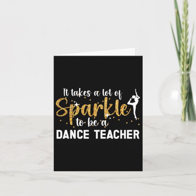 Cartão Para Ser Um Professor De Dança Instrutor De Dança (Frente)