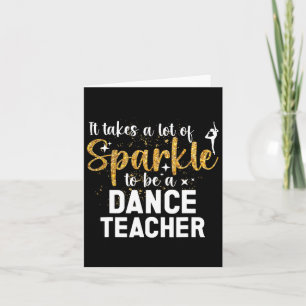 Cartão Para Ser Um Professor De Dança Instrutor De Dança