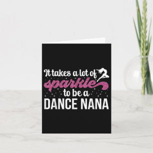 Cartão Para Ser Uma Avó Dançante Nana Dança De Uma Dança
