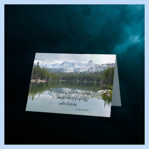 Cartão Para tudo que há há uma estação, Vazio