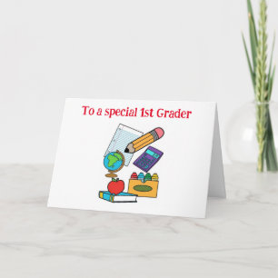 CARTÃO **PARA UM ALUNO ESPECIAL DA 1ª SÉRIE**