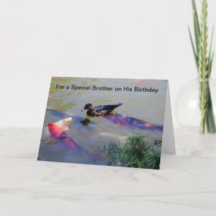 Cartão Para um irmão especial em seu aniversário