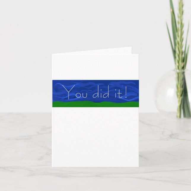 Cartão Parabéns! (Frente)