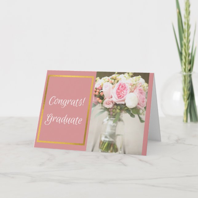 Cartão Parabéns ao Formando (Frente)