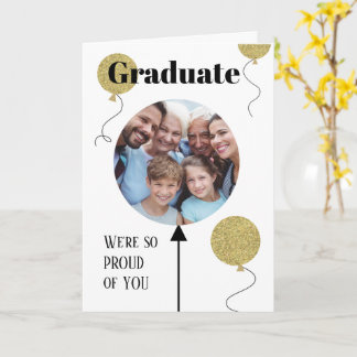 Cartão Parabéns ao Graduado da Nossa Parte Foto