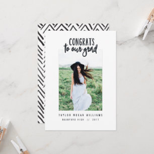 Cartão parabéns ao nosso formando