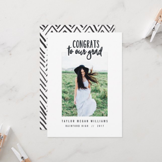 Cartão parabéns ao nosso formando (Frente/Verso In Situ)