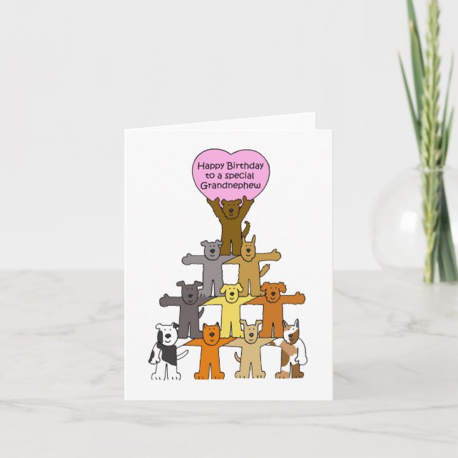 Cartão Parabéns ao sobrinho (Frente)