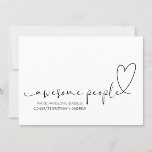 Cartão Parabéns bonitos Grávidas Graduam Nova Bebê