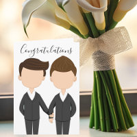 Parabéns Casamento Gay Dois Homens