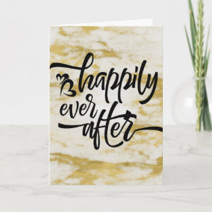 Cartão Parabéns Casamento Noivado de Casamento Dourado