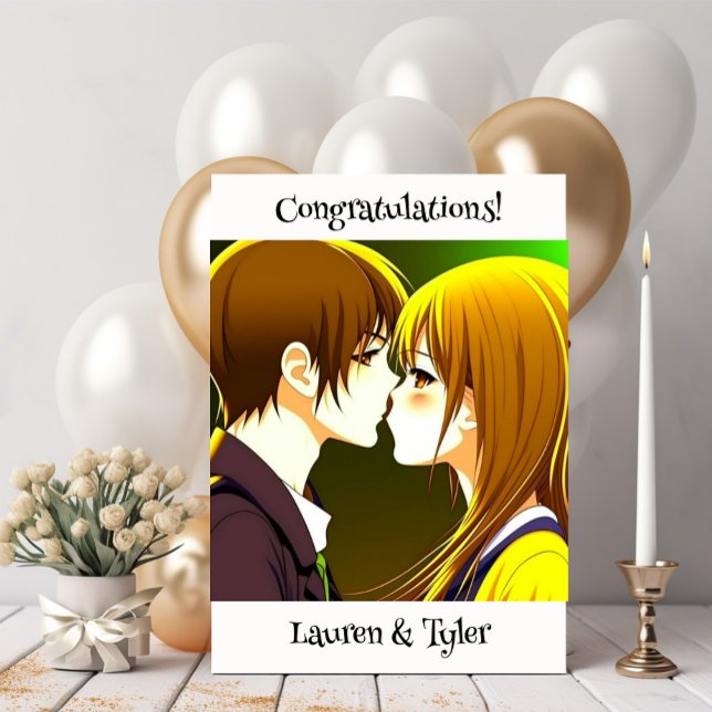 Cartão Parabéns Casamento Personalizado (Criador carregado)