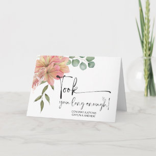 Cartão Parabéns Casando Noite de Weds Noite e Noite