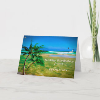 Cartão Parabéns da FLORIDA