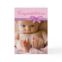 Parabéns da sua nova menina