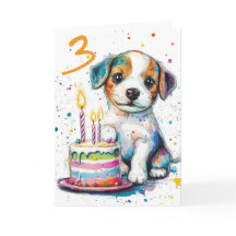Parabéns de aniversário de 3 anos felizes Personal