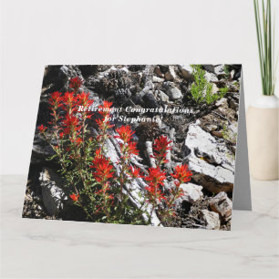 Cartão PARABÉNS de Aposentação de Nome Personalizado JUMB