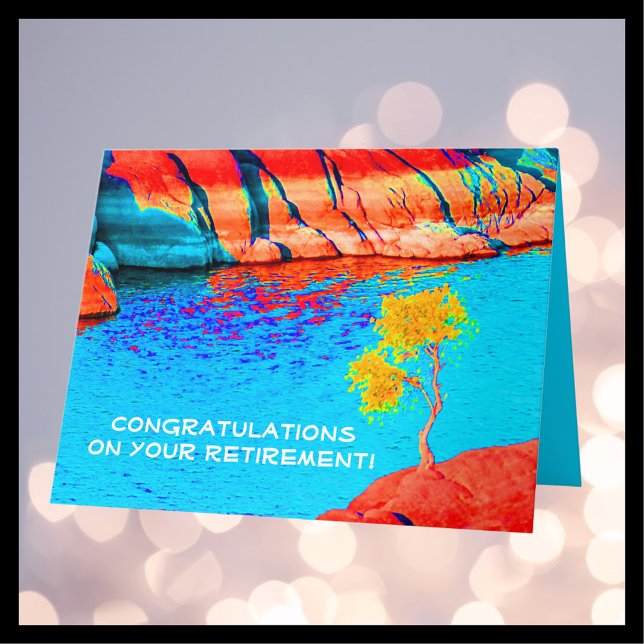Cartão PARABÉNS de aposentadoria JUMBO de todos nós (Criador carregado)