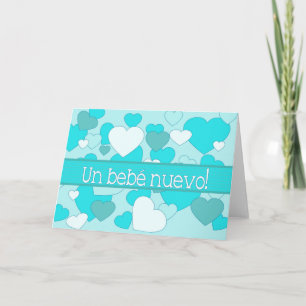 Cartão Parabéns de Bebê Espanhol