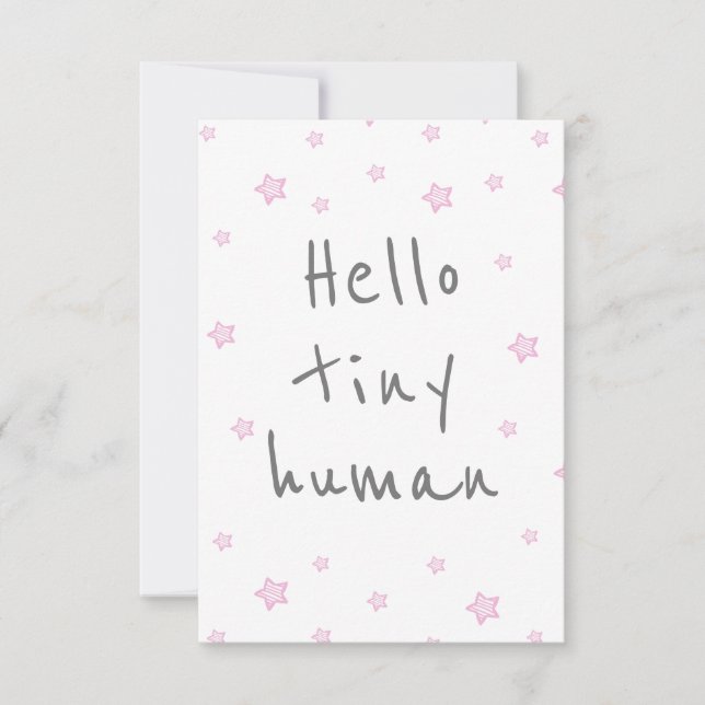 Cartão parabéns de boas-vindas (Frente)