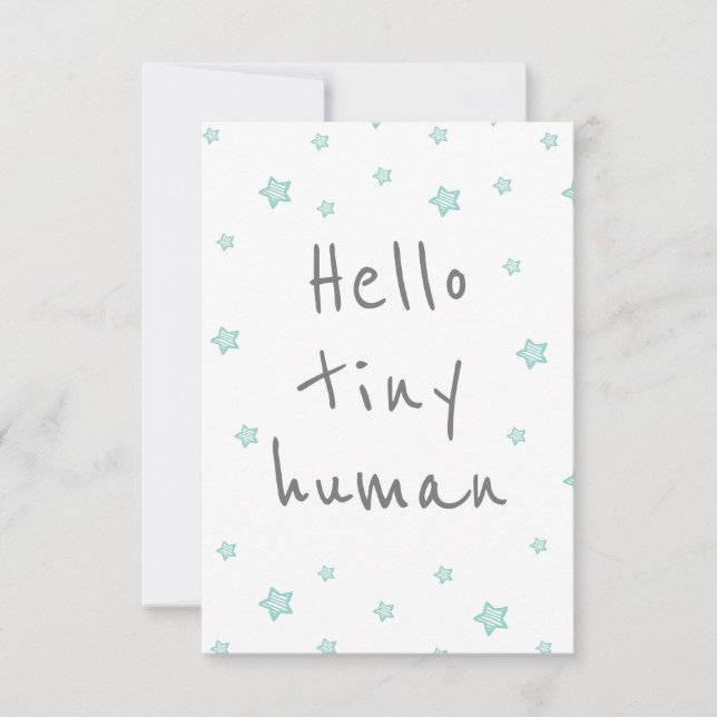 Cartão parabéns de boas-vindas (Frente)