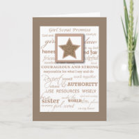 Parabéns de bronze escoteiro com estrela