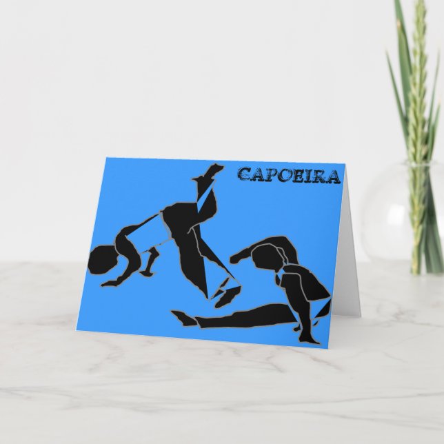 Cartão Parabens de caroço de artes marciais (Frente)