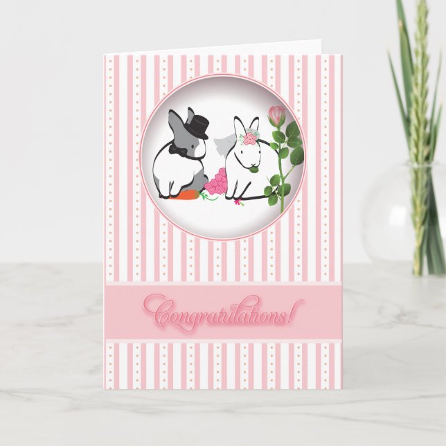 Cartão Parabéns DE CASAMENTO! (Frente)