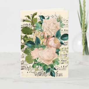 Cartão Parabéns De Casamento Adicionar Nomes Rosa de Eph