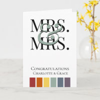 Parabéns de casamento da Sra. Rainbow Gay