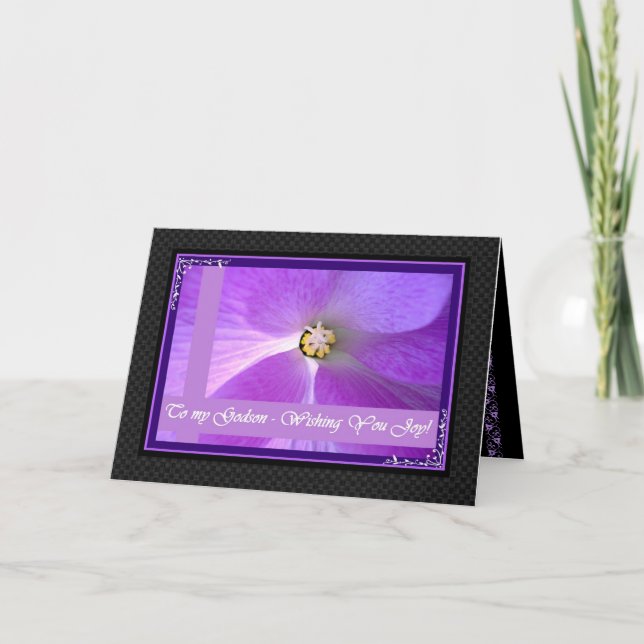 Cartão PARABÉNS de Casamento GODSON (Frente)