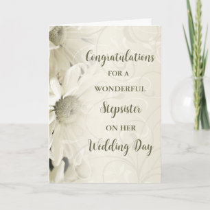 Cartão Parabéns de Dia de Casamento Stepsis