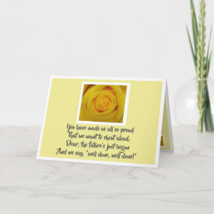 Cartão Parabéns de Exame