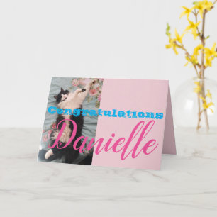 Cartão Parabéns de Gato Engraçados Tuxedo